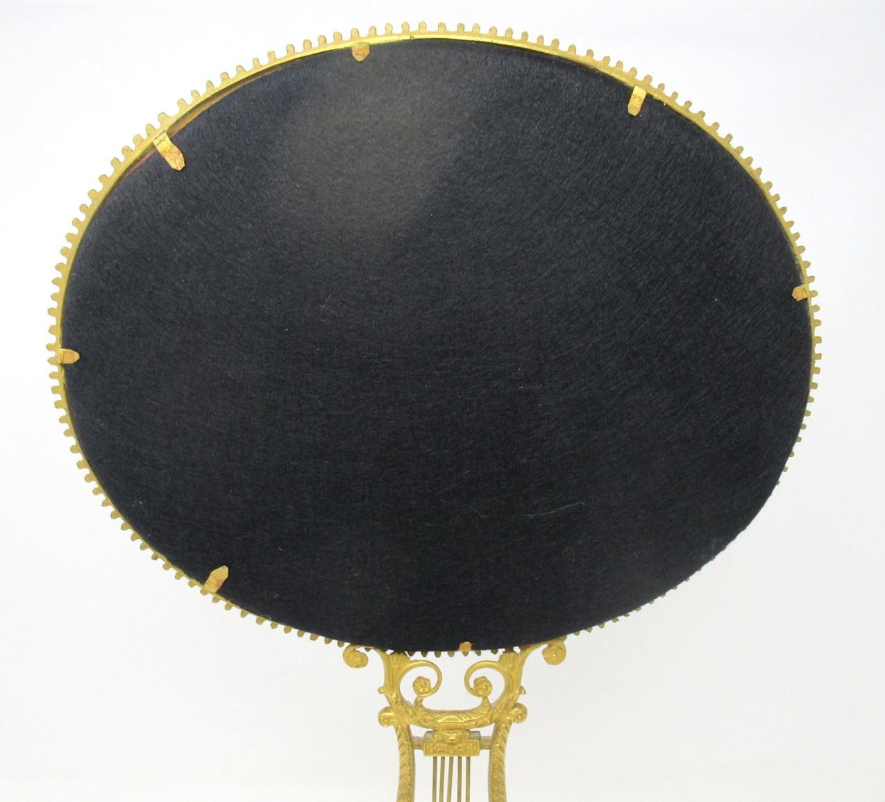 Antique Lady's French Ormolu Bronze Dressing Table Vanity Mirror Grand Tour 4