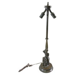 Antique Lamp Base  , Bronze , Nouveau or Deco  