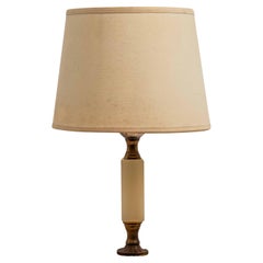 Lampada antica con onice