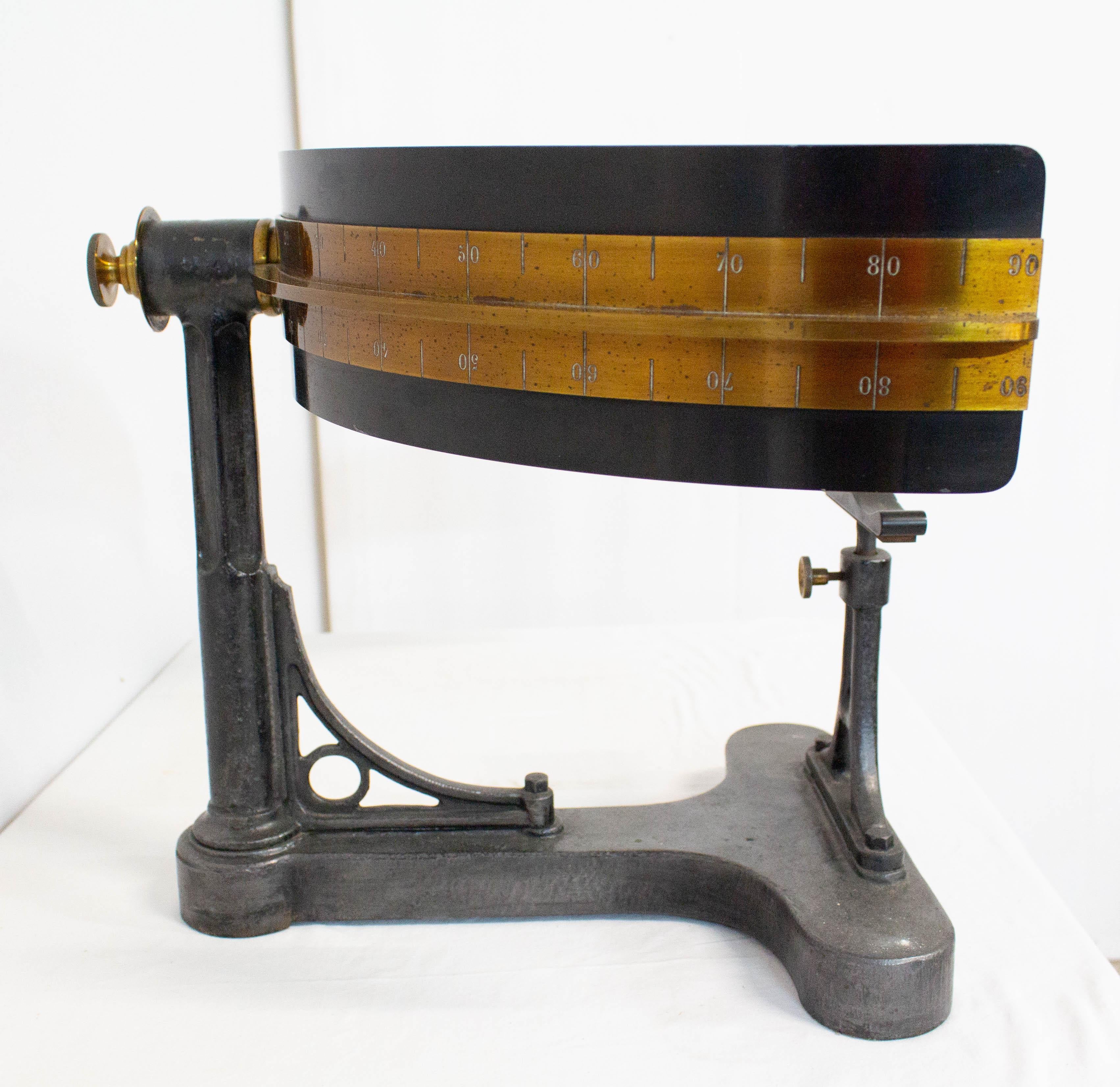 20th Century Antique Landolt Ophthalmic Perimeter 'Capacimètre' L. Giroux, circa 1900