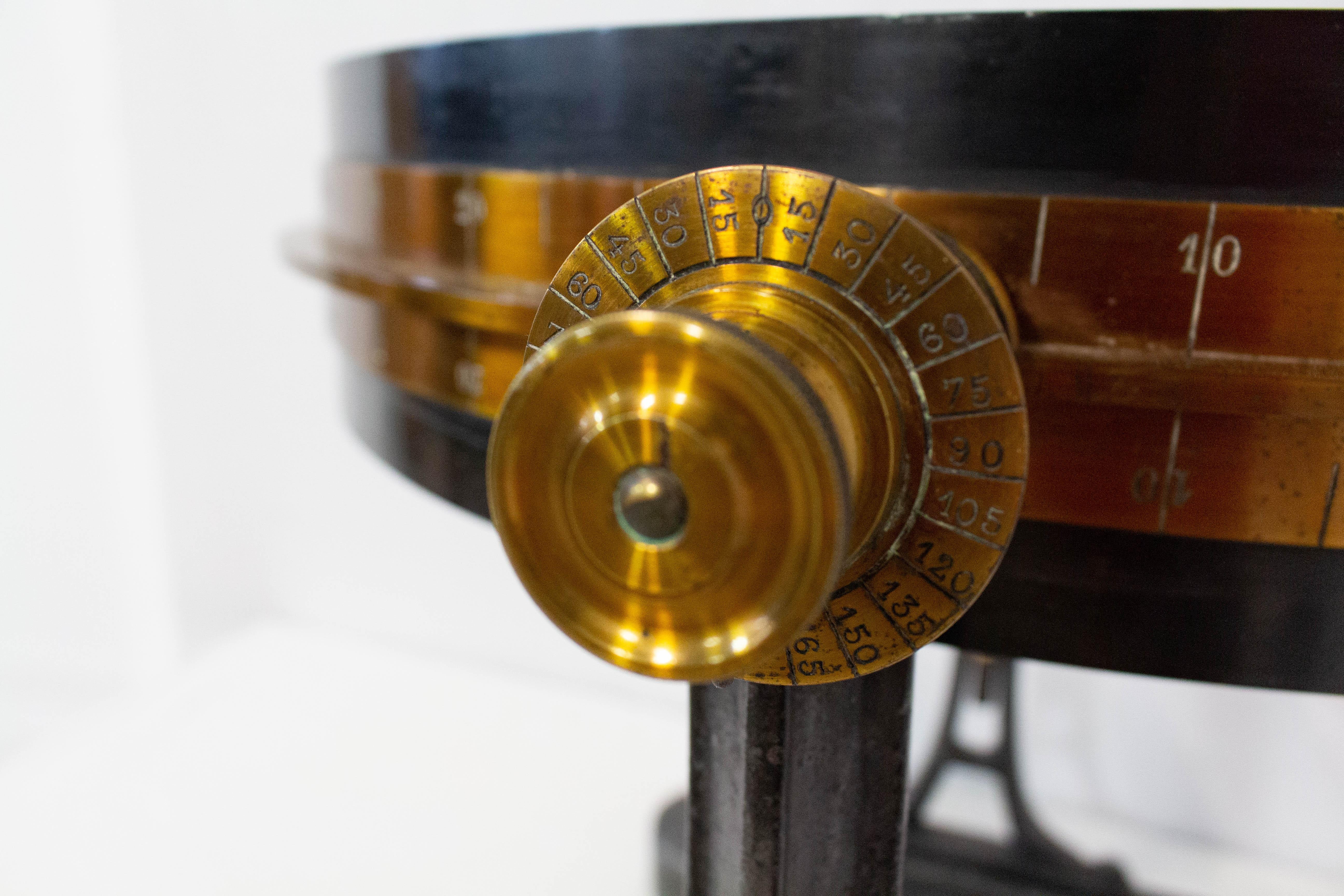 Antique Landolt Ophthalmic Perimeter 'Capacimètre' L. Giroux, circa 1900 1