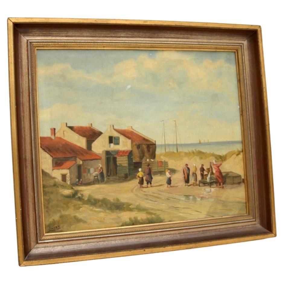 Antique Landscape Oil Painting