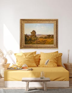 Paisaje antiguo de Provenza, Francia, por Léon Joubert