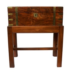 Antique Lap Desk with Stand