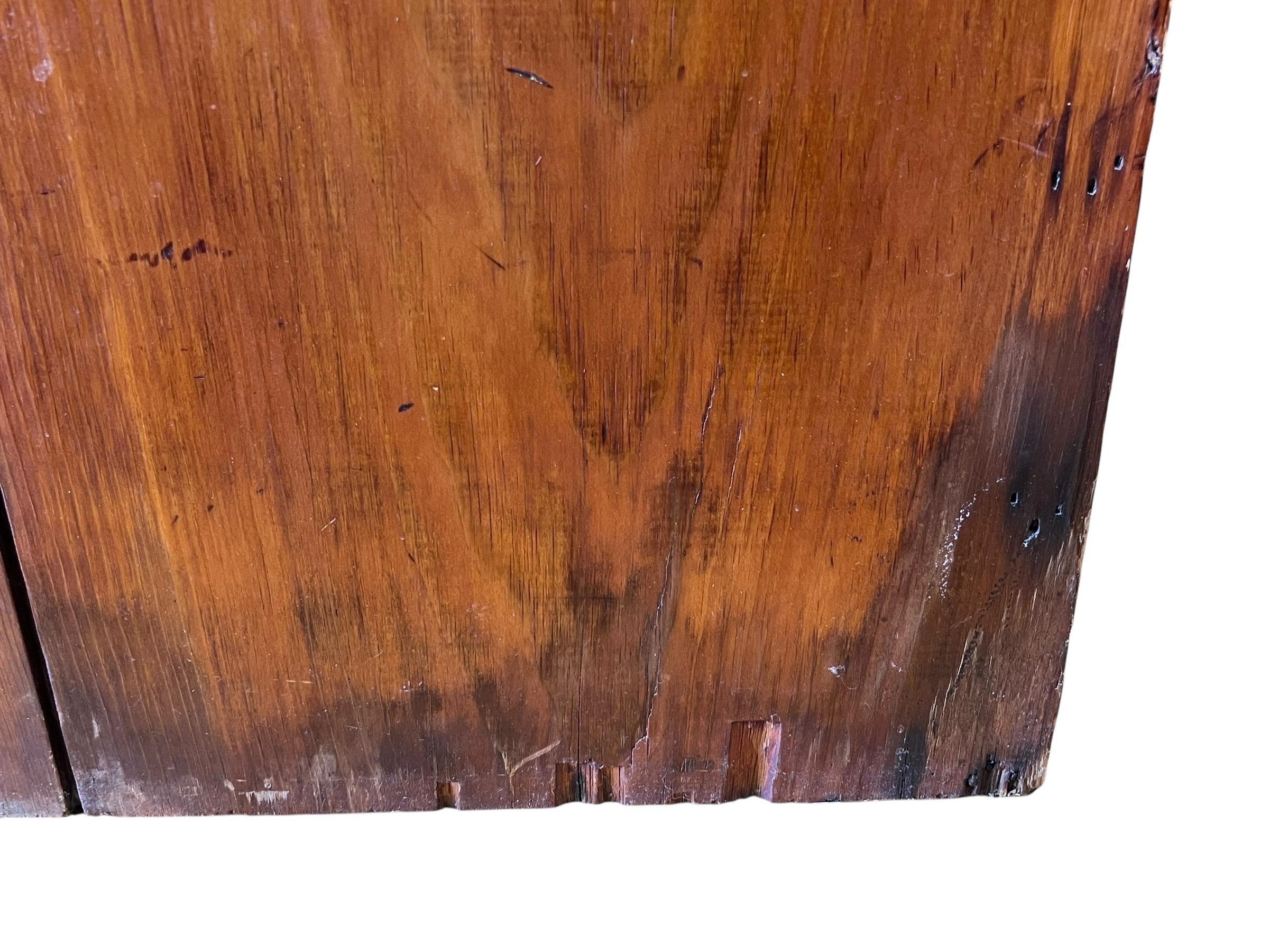 Antique Large 10 Drawer Pine Map File Flat File Cabinet For Sale 6