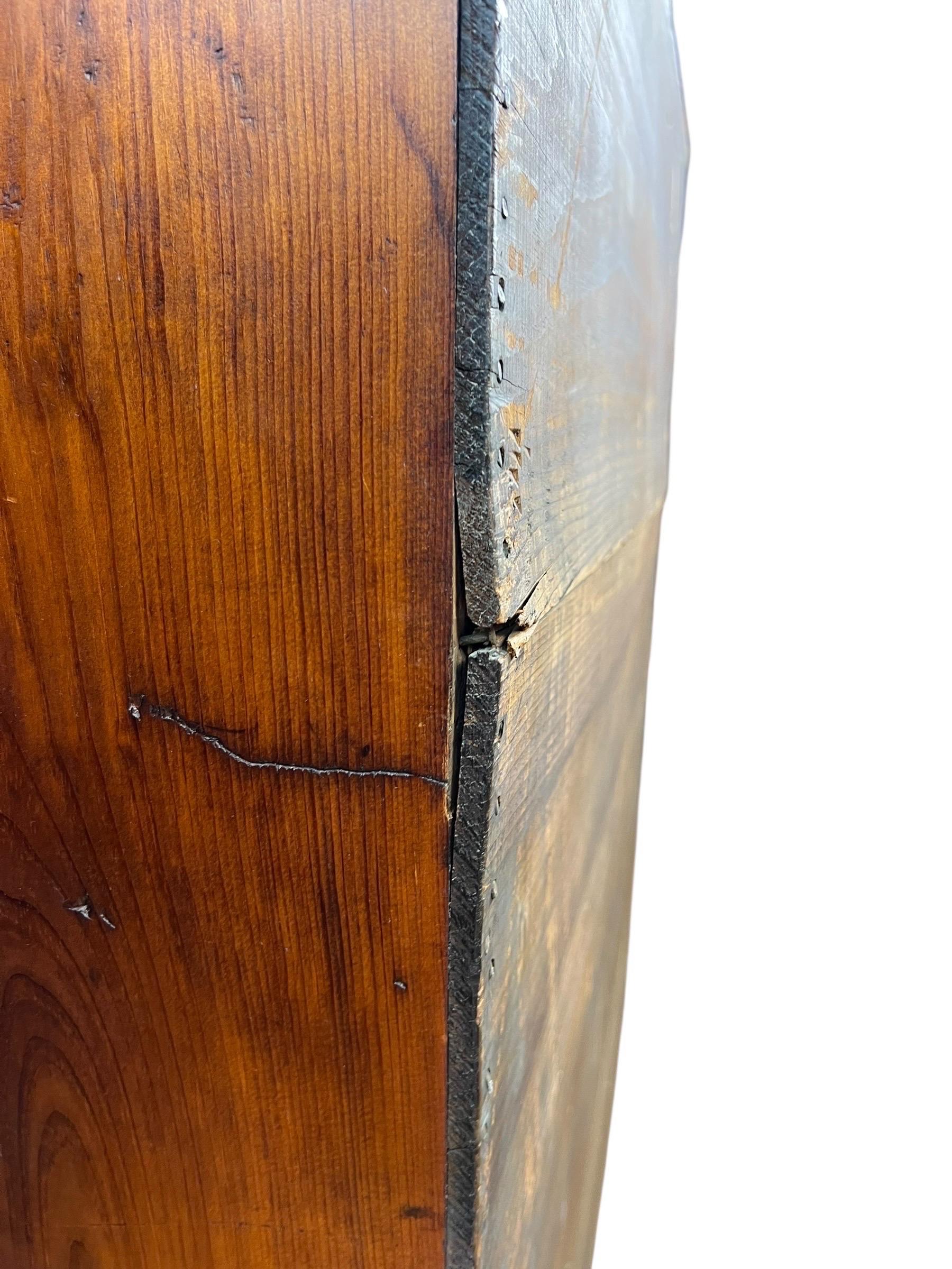 Antique Large 10 Drawer Pine Map File Flat File Cabinet For Sale 4