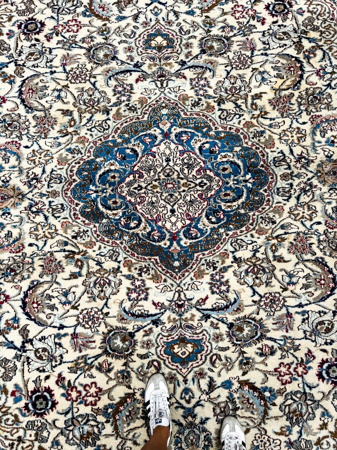Alfombra Persa Serapi Antigua Grande 100% Lana Siglo XX 390x 297cm 153x117pulgadas siglo XX en venta