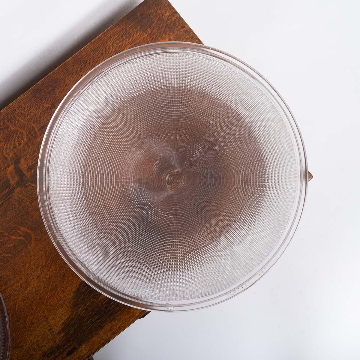 Antique Large Holophane Stiletto Bowl Pendant Light 3