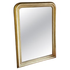 Antique Large 19th Century Gilt Overmantle Wall Mirror – Quality