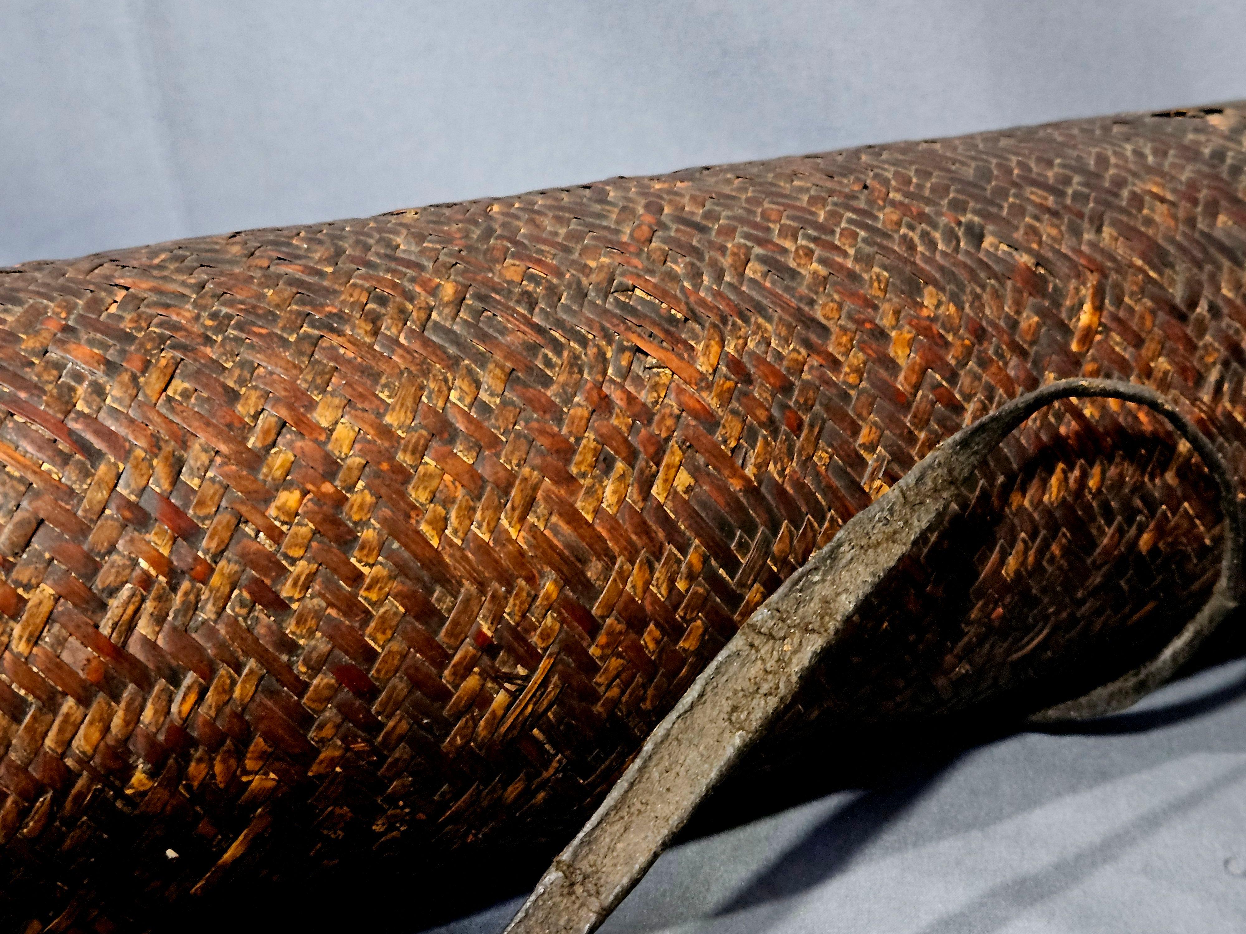 Antigua Cantimplora Samurai Japonesa Grande del Siglo XIX en venta 4