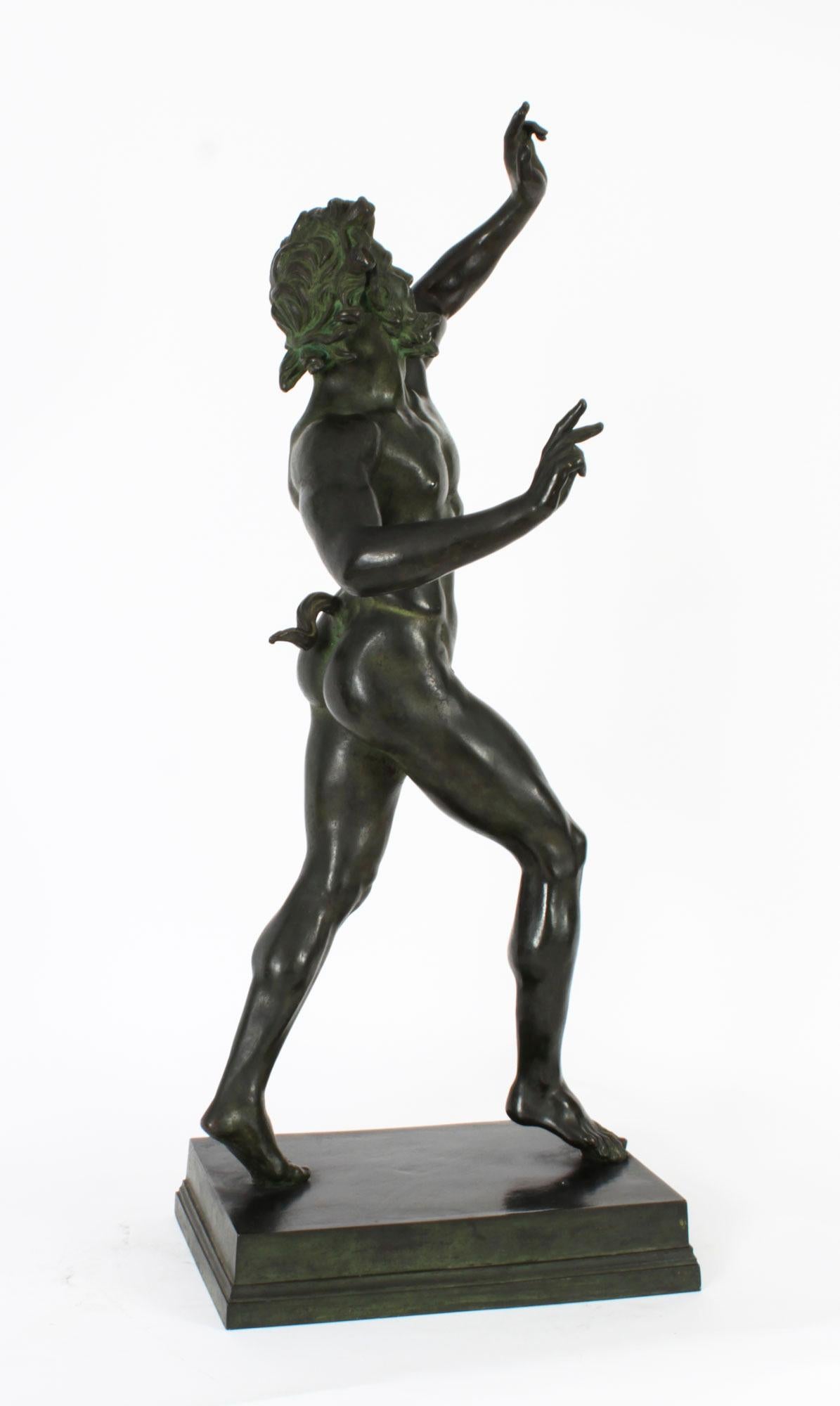 Antique Bronze of Pan Dancing G.Nisini, 19th Century 5