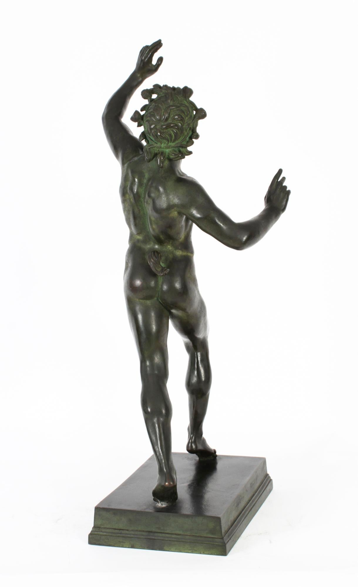 Antique Bronze of Pan Dancing G.Nisini, 19th Century 6