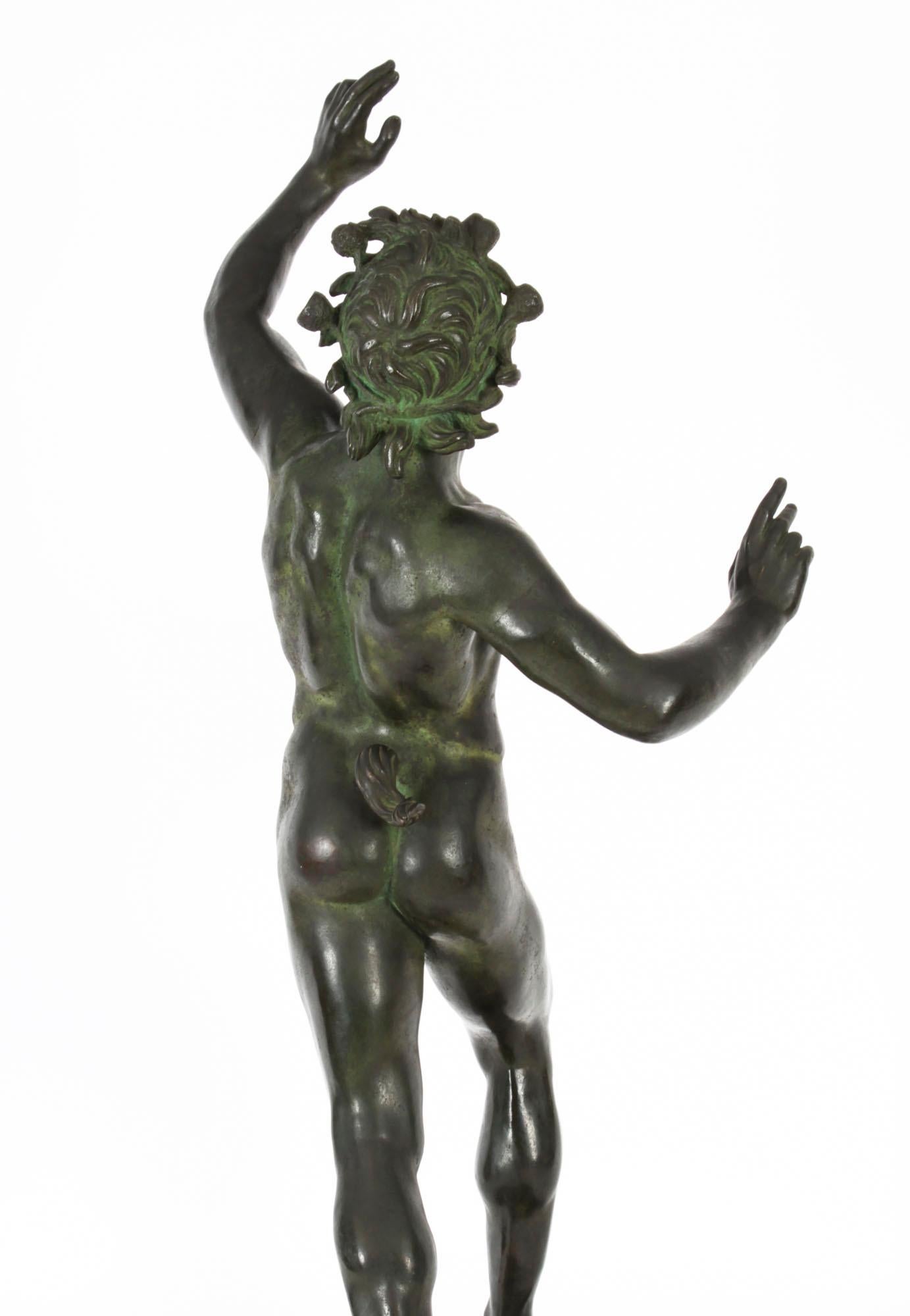 Antique Bronze of Pan Dancing G.Nisini, 19th Century 7