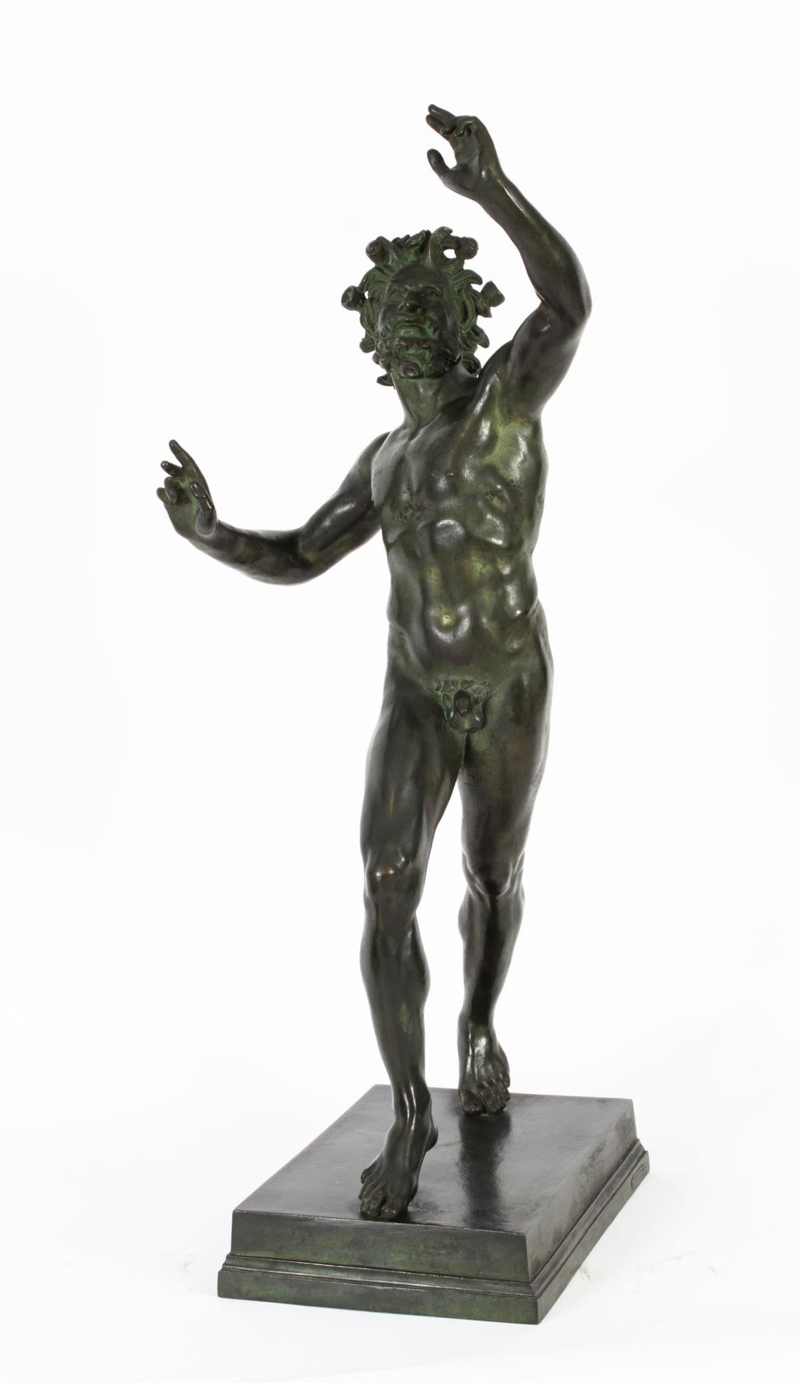 Antique Bronze of Pan Dancing G.Nisini, 19th Century In Good Condition In London, GB