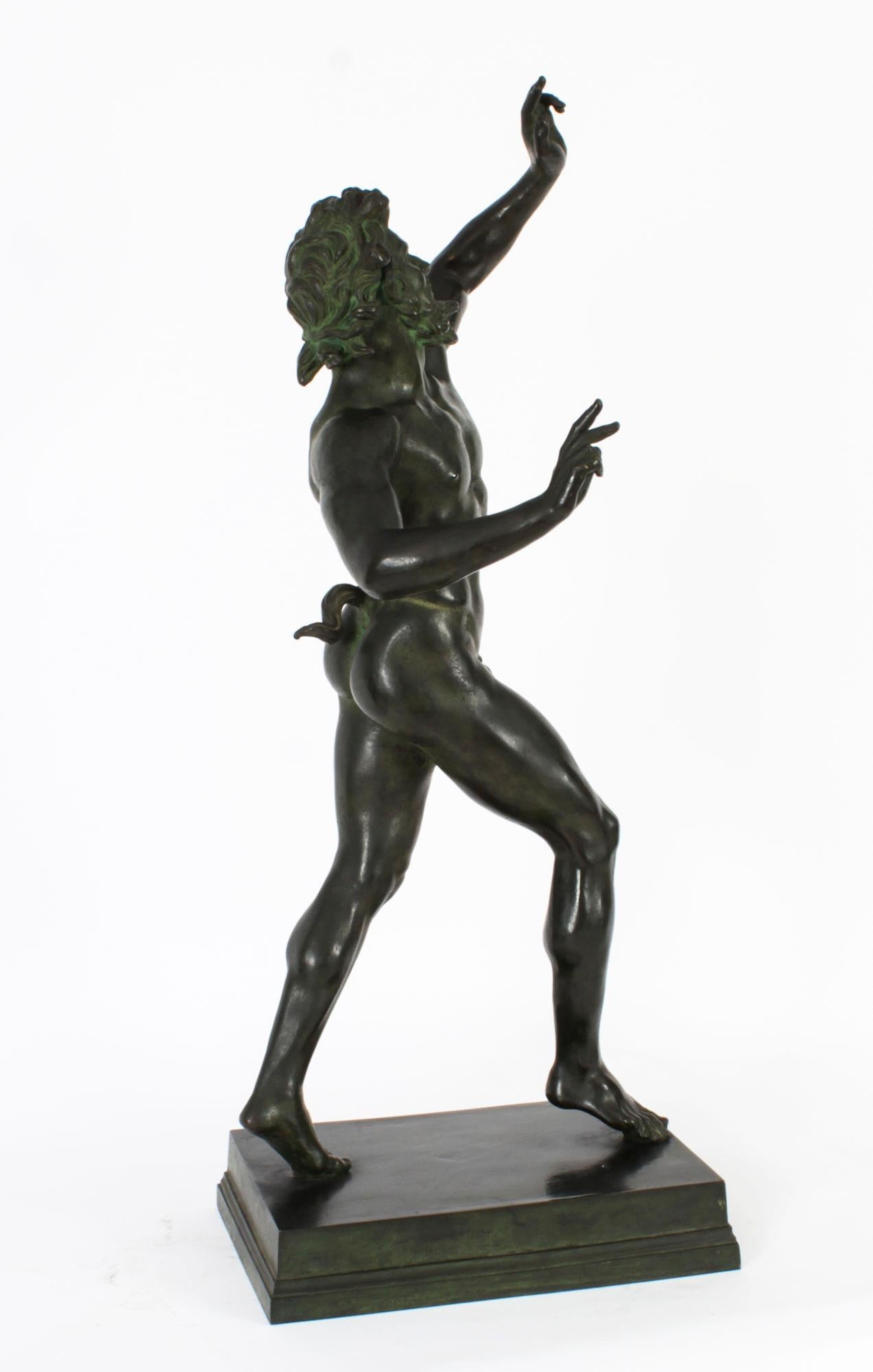 Antique Bronze of Pan Dancing G.Nisini, 19th Century 4