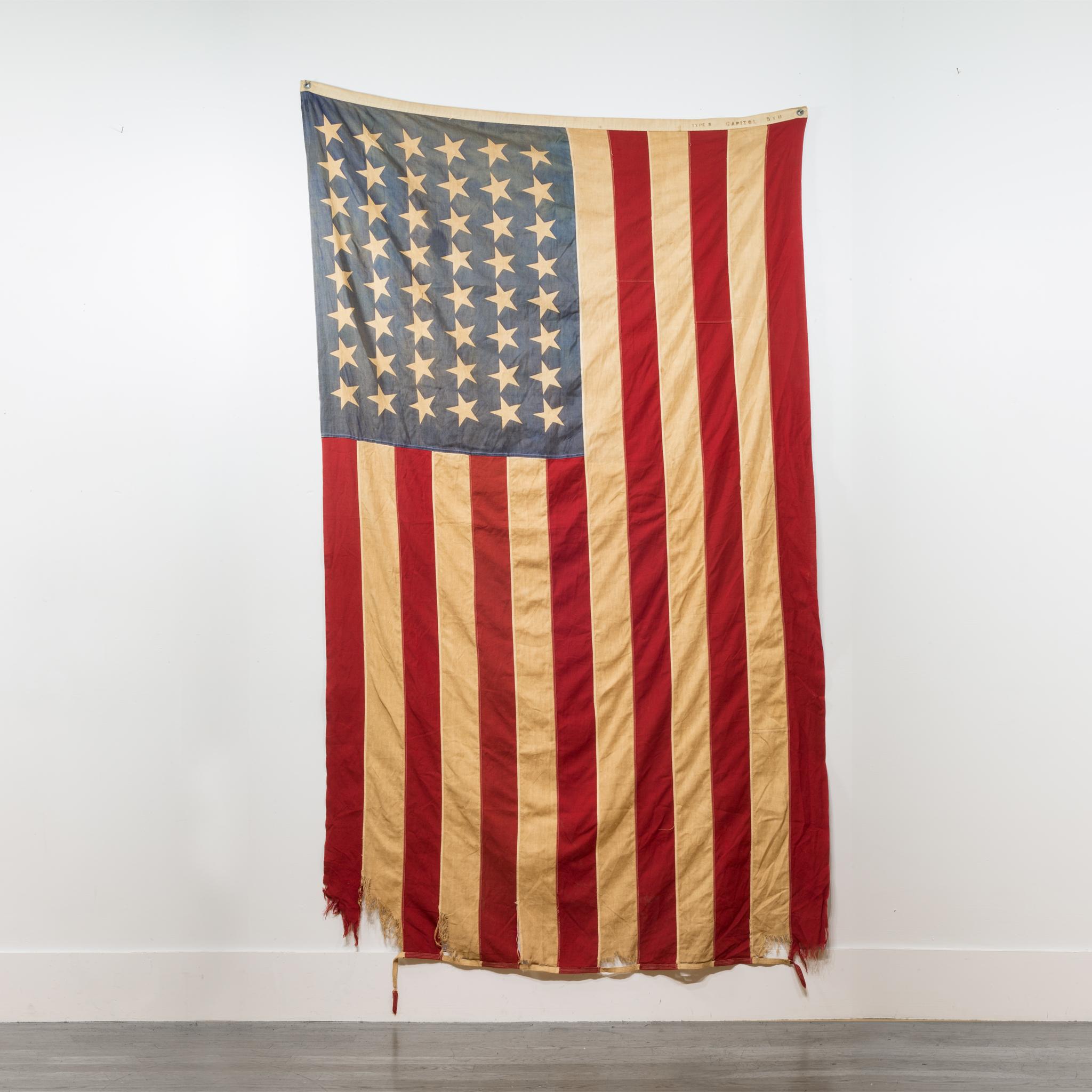 large vintage american flag