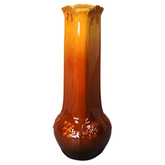 Antike große Art Nouveau Weller Art Pottery Vase CIRCA 1920