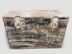 Antique Blanket Chest by Andrianna Shamaris, Rustic Reclaimed Wood