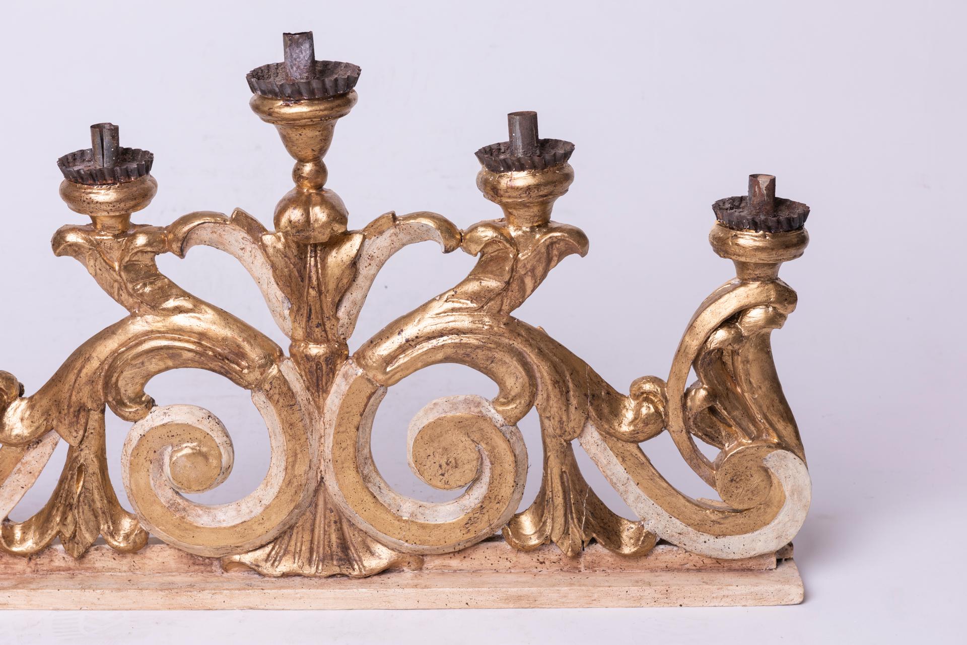 19th Century Antique Large Candlesticks For Sale