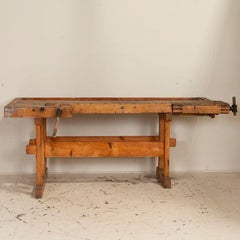 Antique Large Carpenter's Workbench