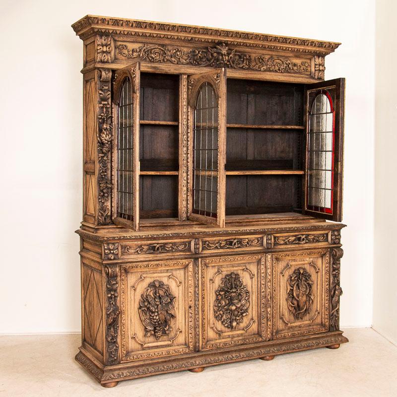 french antique bookcase
