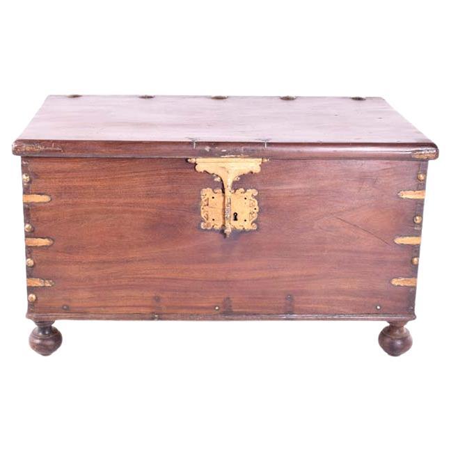 Antique Large Chest in Sucupira Wood