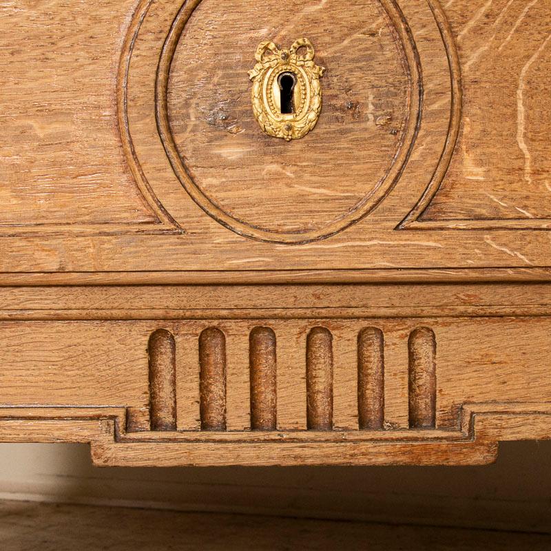 Antique Large Chest of Bleached Oak Drawers from France 2