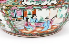 Antique Large Chinese Export Canton-Famille Rose Bowl, 19th Century