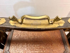 Antique Large Chinese Woven Wicker Wedding Basket