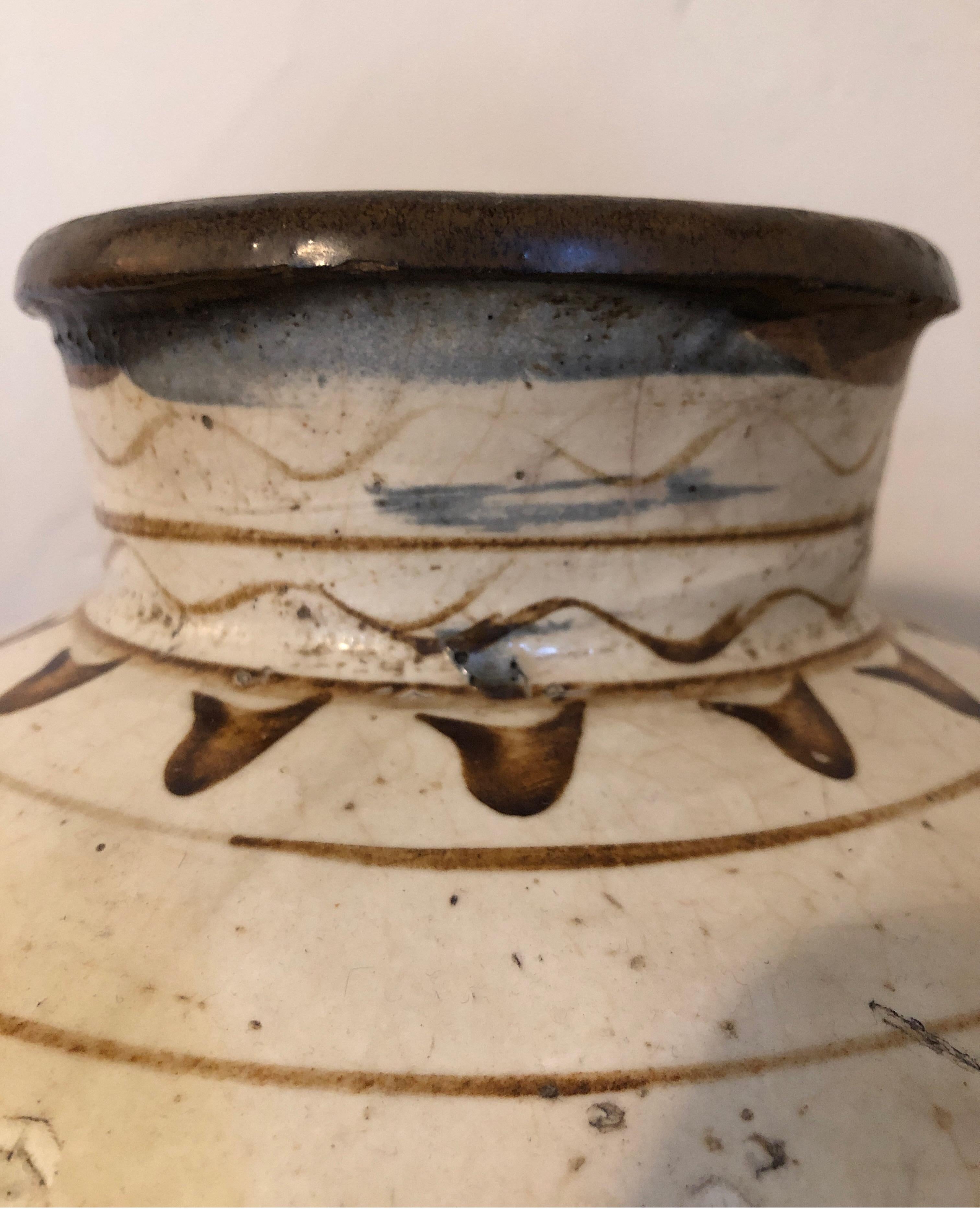 Antique Large Cizhou Vase Stoneware Pottery/Vessel 3