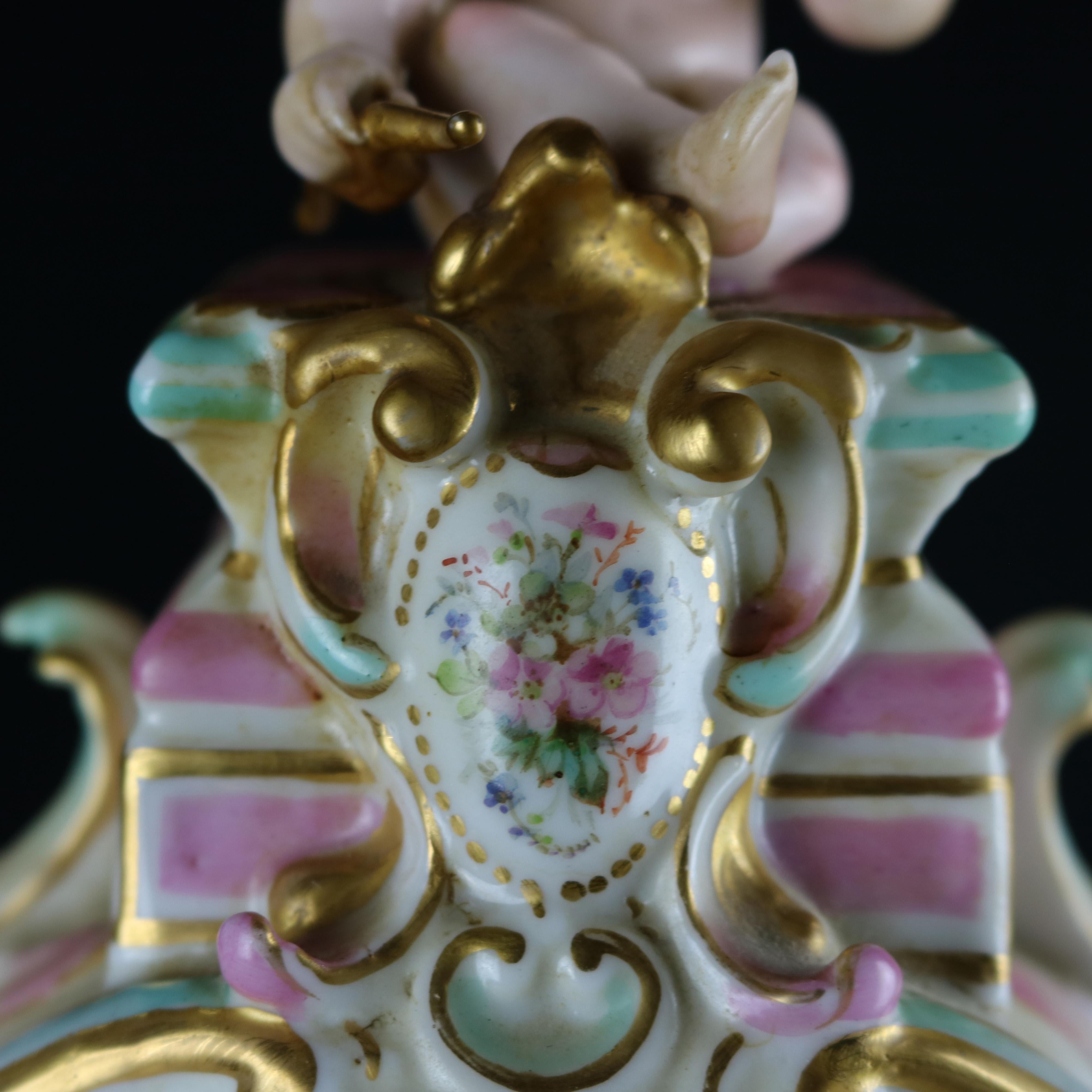 porcelain clocks antique