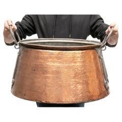 Antique Large Copper Cauldron