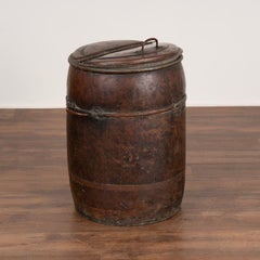 Antique Large Copper Water Urn with Lid from Sweden, circa 1900
