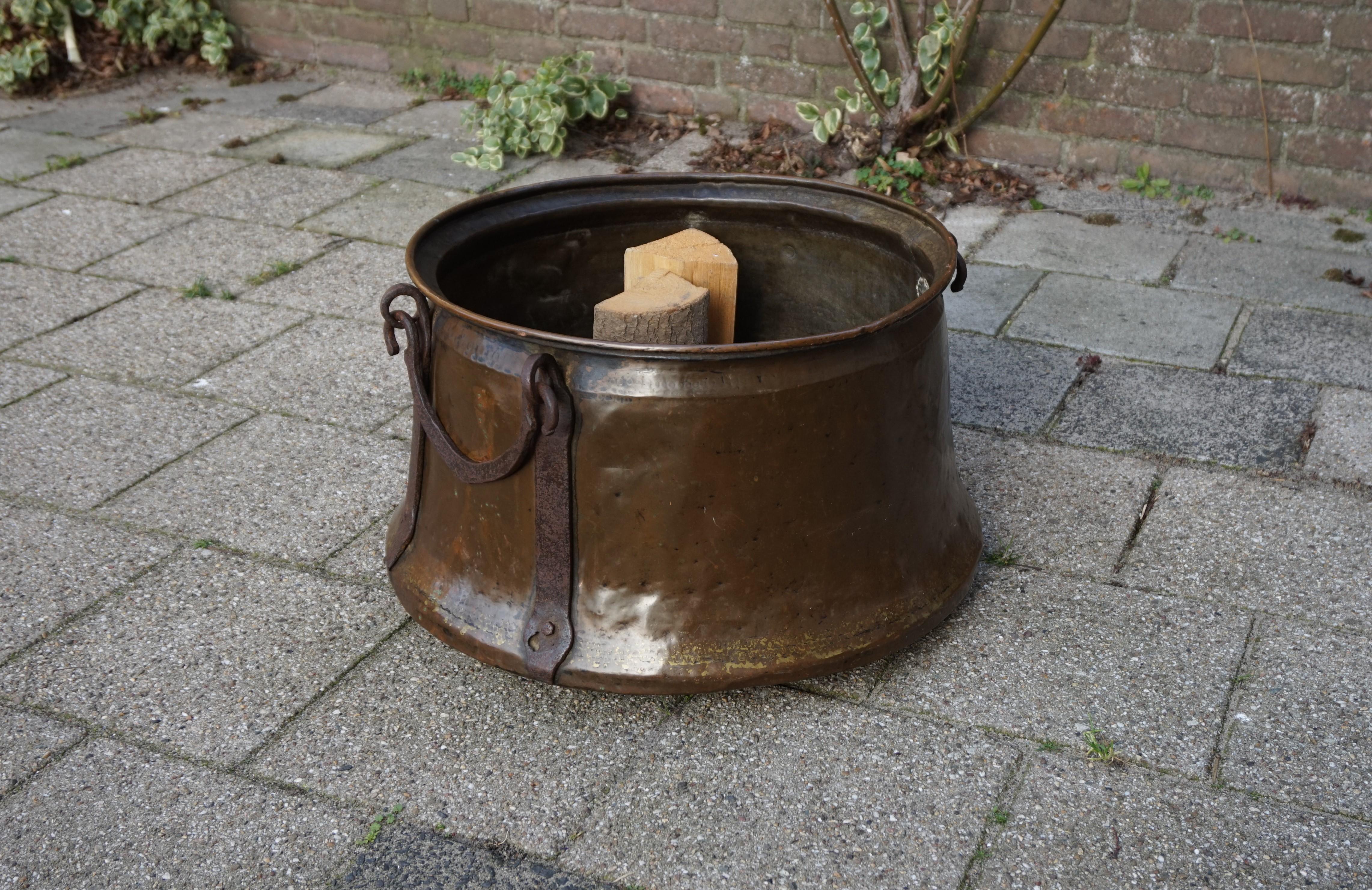 antique firewood bucket