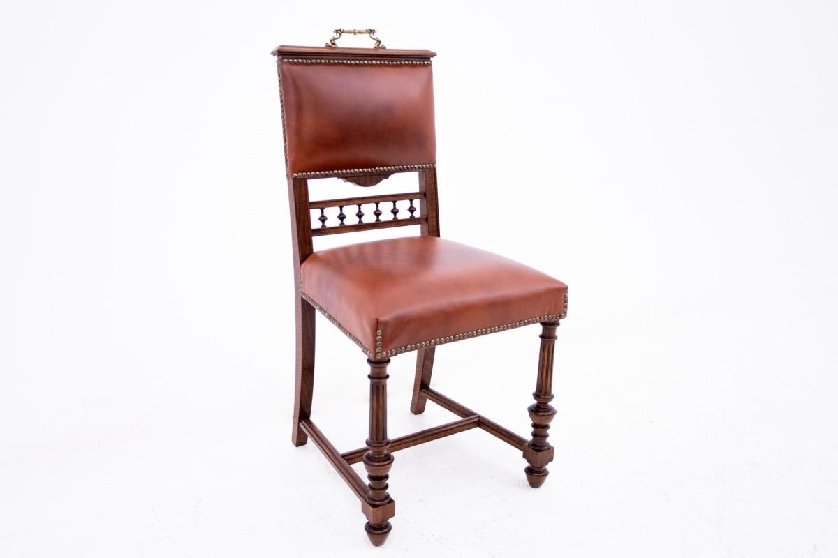 Empire Antique, large dining table with chairs, Western Europe.