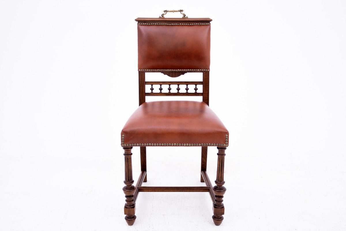 Unknown Antique, large dining table with chairs, Western Europe.