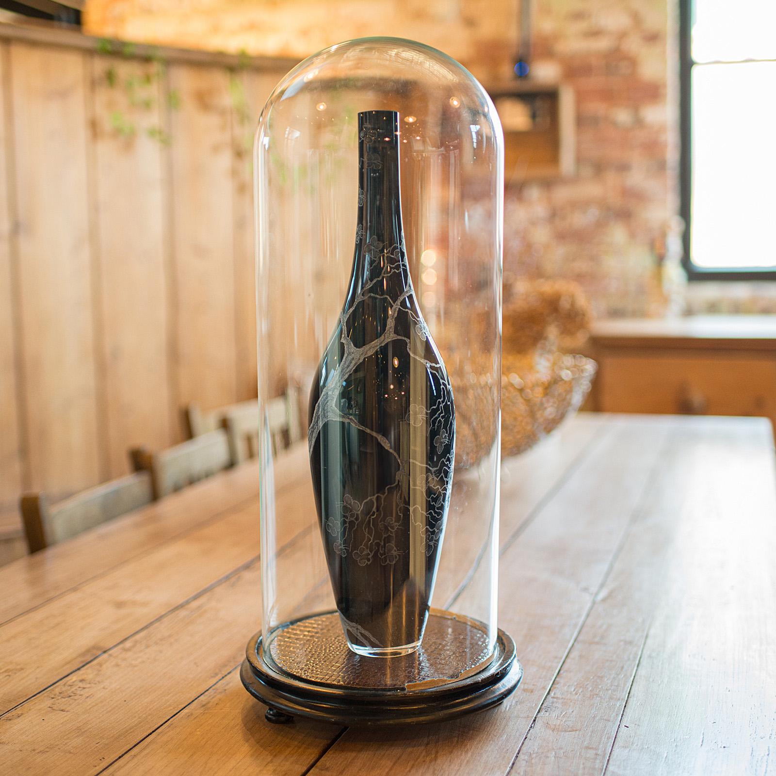 
This is a large antique display dome. An English, tall glass taxidermy specimen showcase, dating to the Victorian period, circa 1860.

Lovely Victorian example, ideal for the taxidermist or collector
Displaying a desirable aged patina