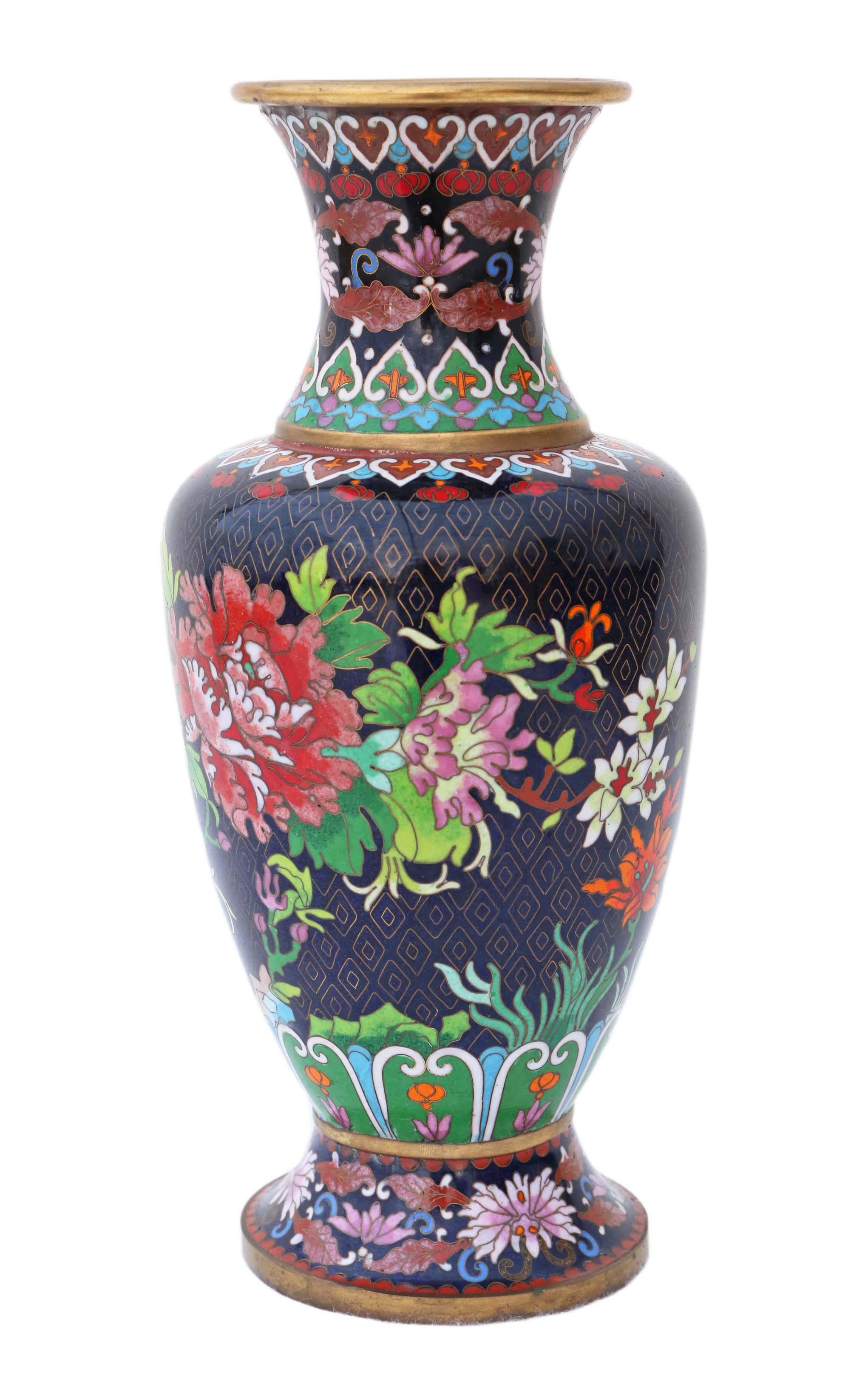 cloissone vase