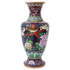 cloissone vase Antique Large Early 20th Century Oriental Cloisonné Vase