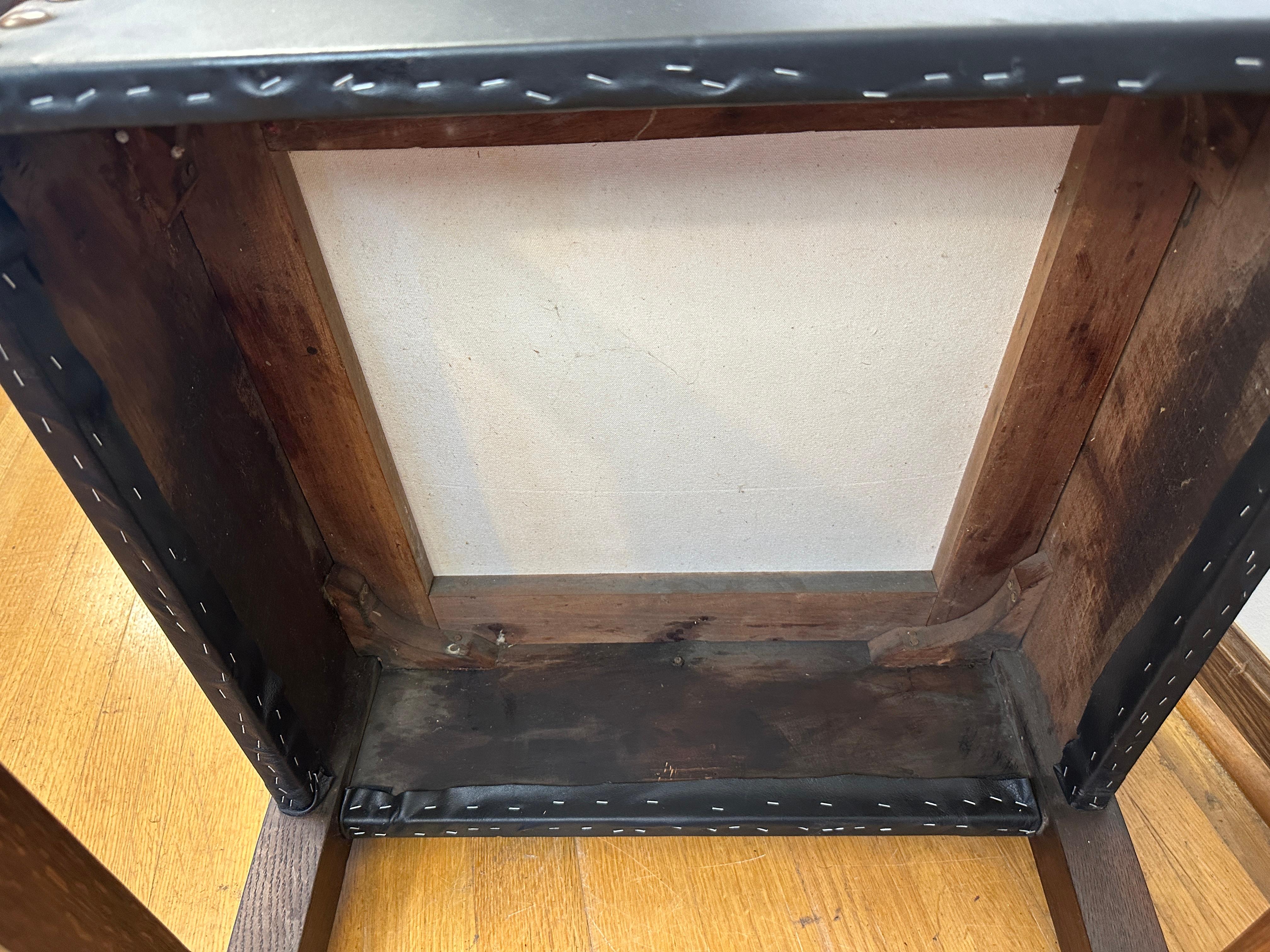 Début du 20ème siècle Ancienne chaise Stickley LG Early L&JG avec assise en cuir, modèle n°388    MUST SELL en vente