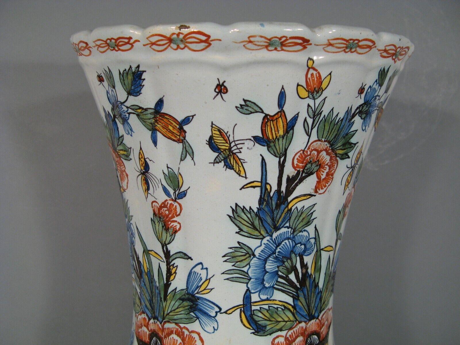 Antique Large Faience Vase 