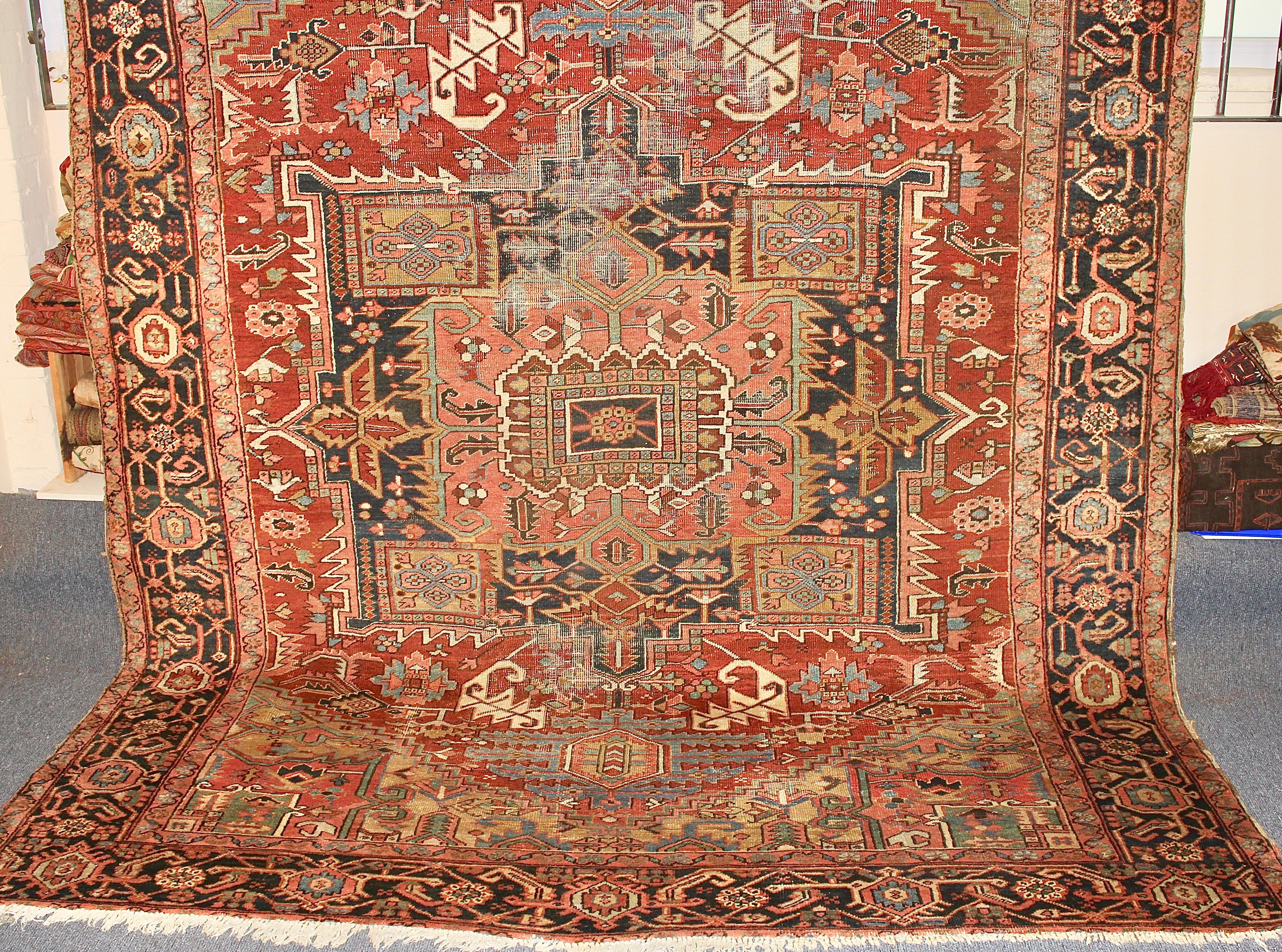 Hand-Knotted Antique Large, Fine Orient Rug, Carpet, Hand Knotted For Sale