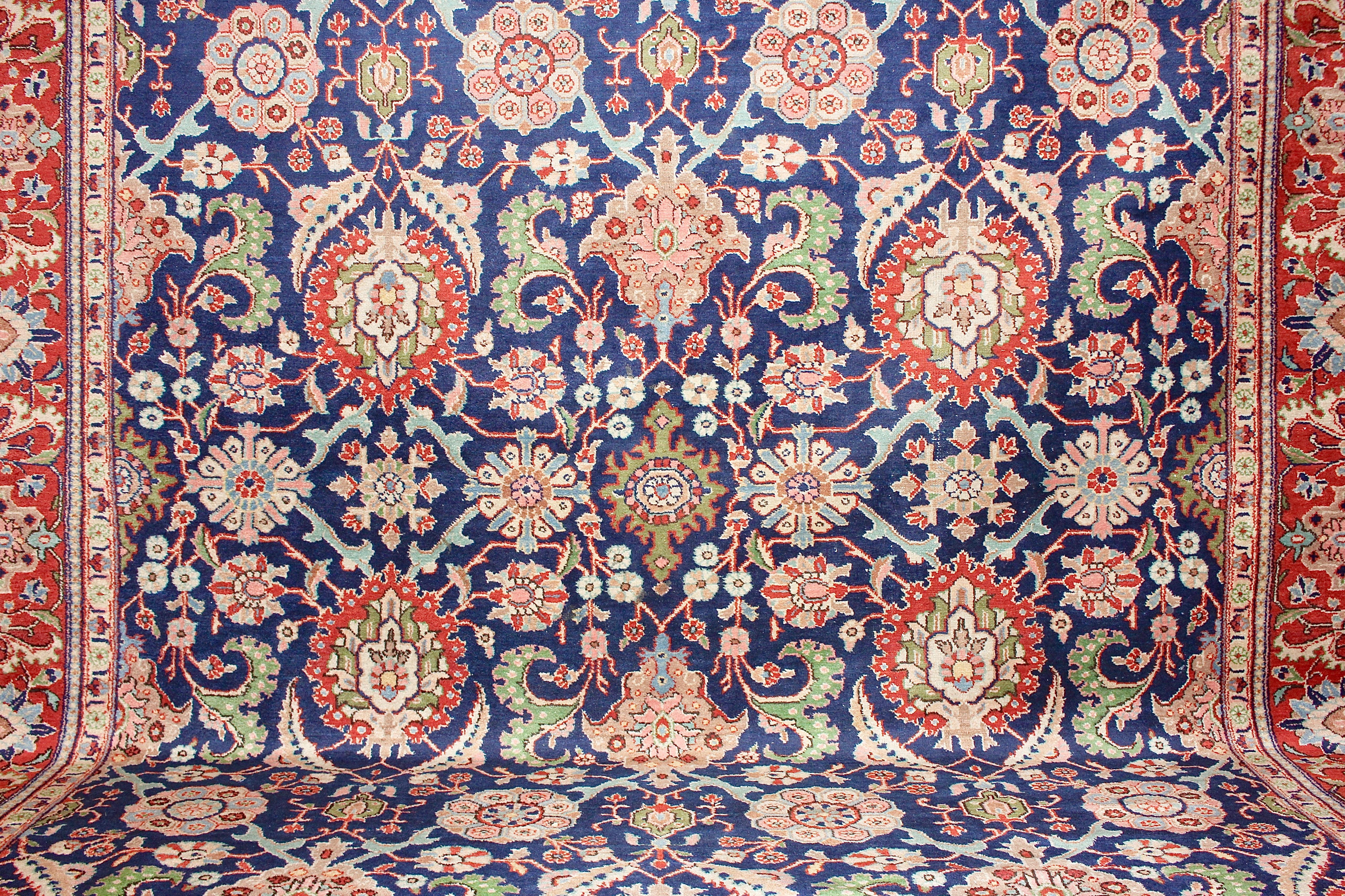 20th Century Antique Large, Fine Orient Rug, Carpet, Hand Knotted For Sale