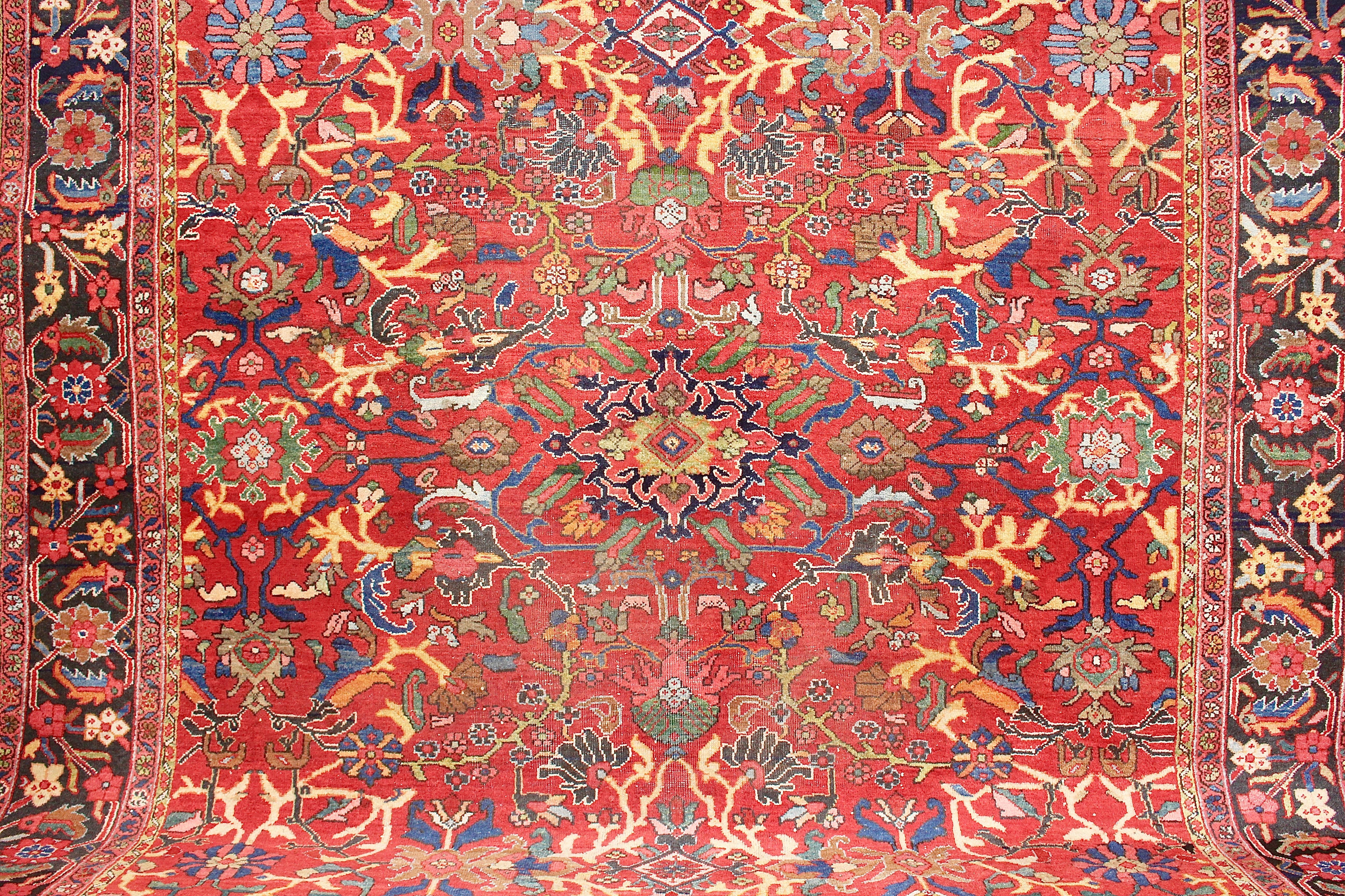 20th Century Antique Large, Fine Orient Rug, Carpet, Hand Knotted For Sale