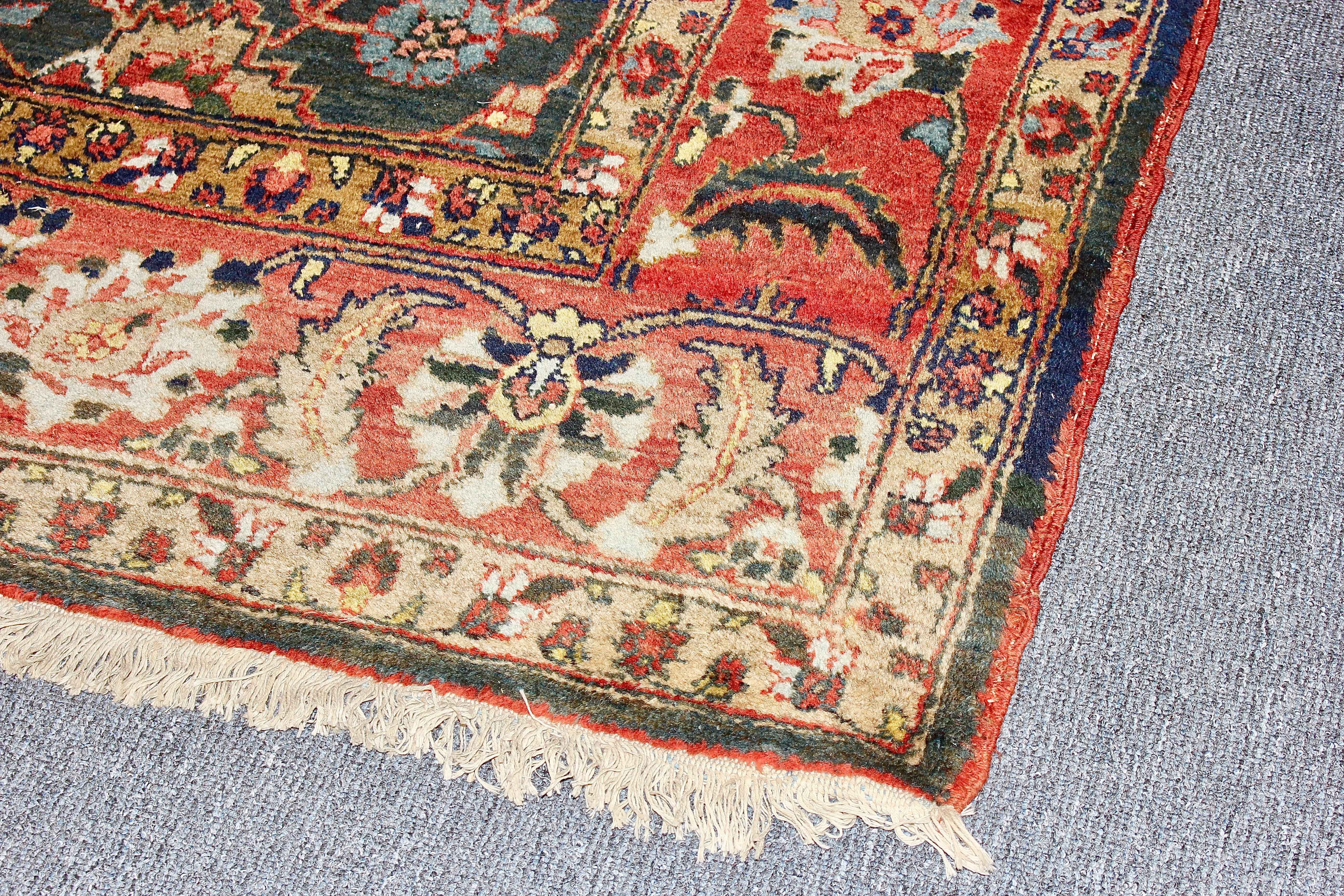 Wool Antique Large, Fine Orient Rug, Carpet, Hand Knotted For Sale