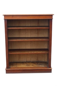 Antique large fine quality 19th Century mahogany adjustable bookcase