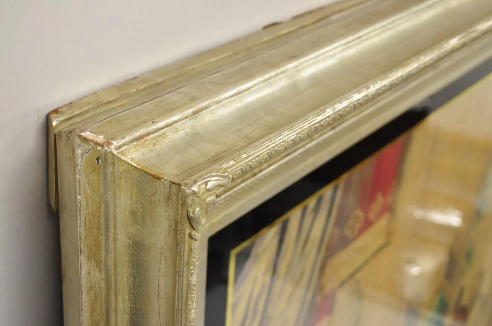 Antique tapisserie encadrée « Catherine d'Aragon et Cardinal Wolsey » en vente 9