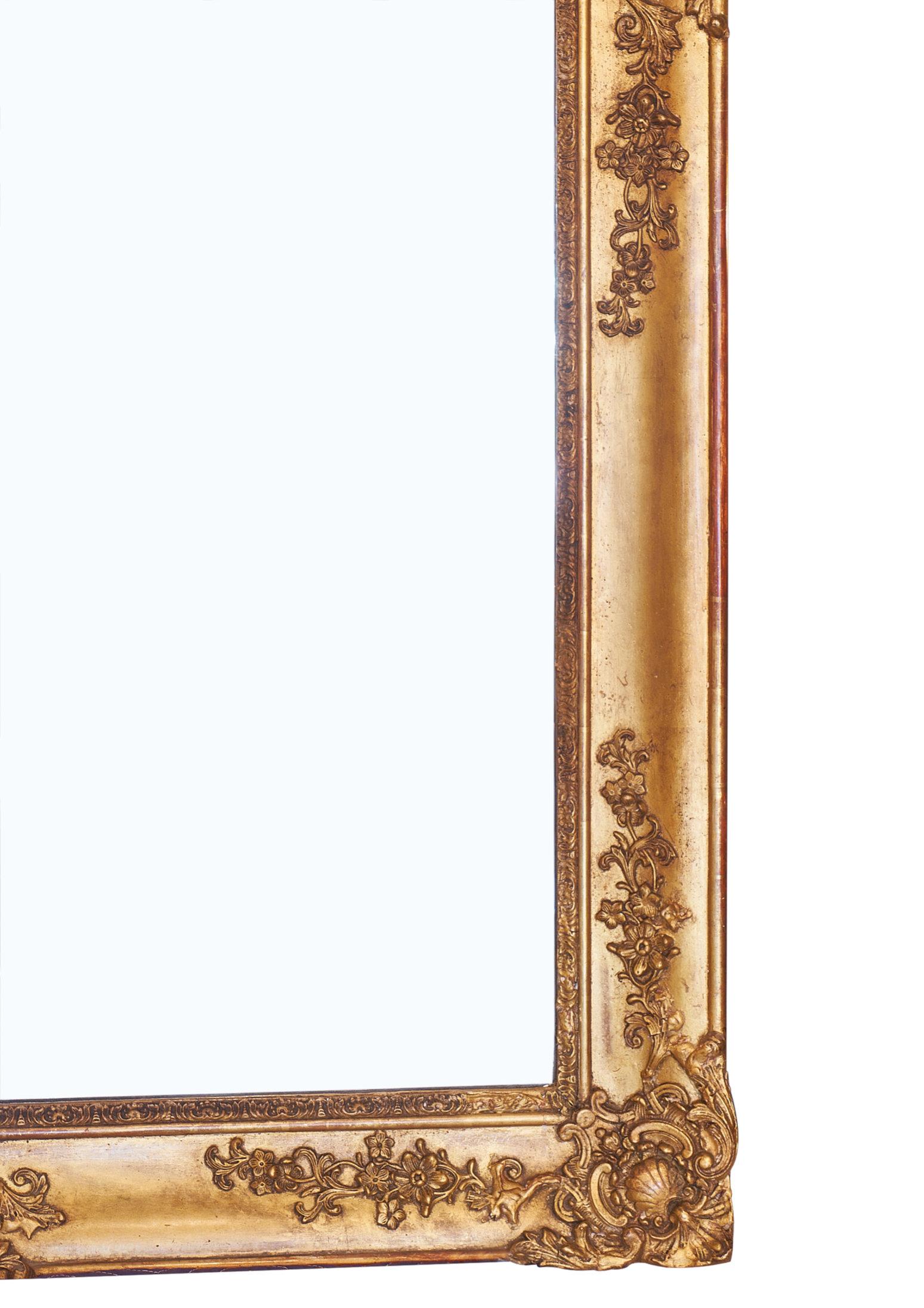Antique Large French Mirror 3