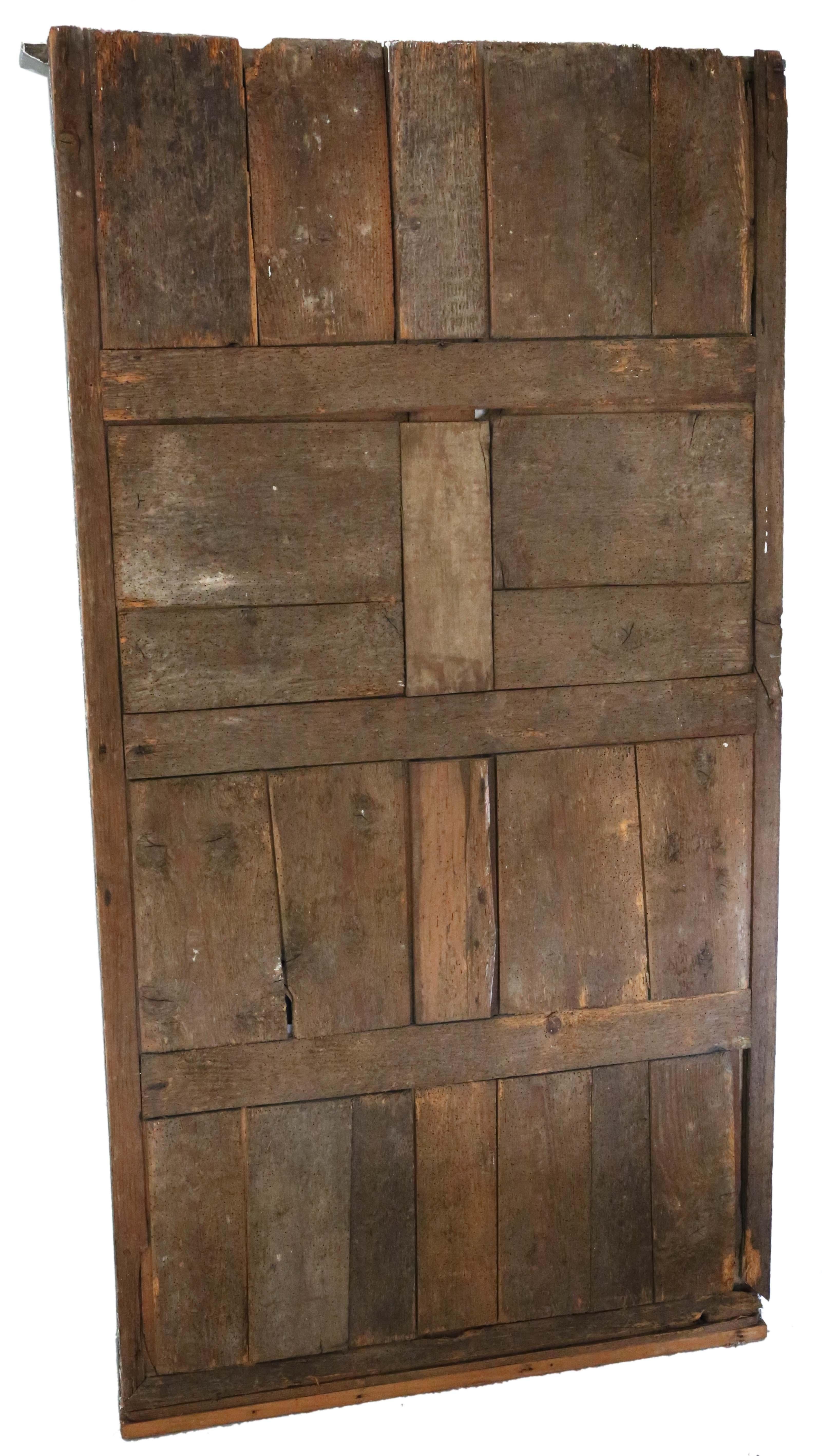Antiker großer französischer bemalter Chateau-Overmantle-Wandspiegel aus dem 18./19. Jahrhundert im Angebot 1