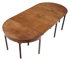 Antique Large Georgian circa 1800 Mahogany Dining Table